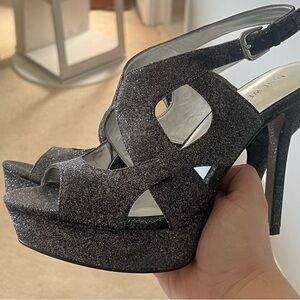 Glitter Platform Heels